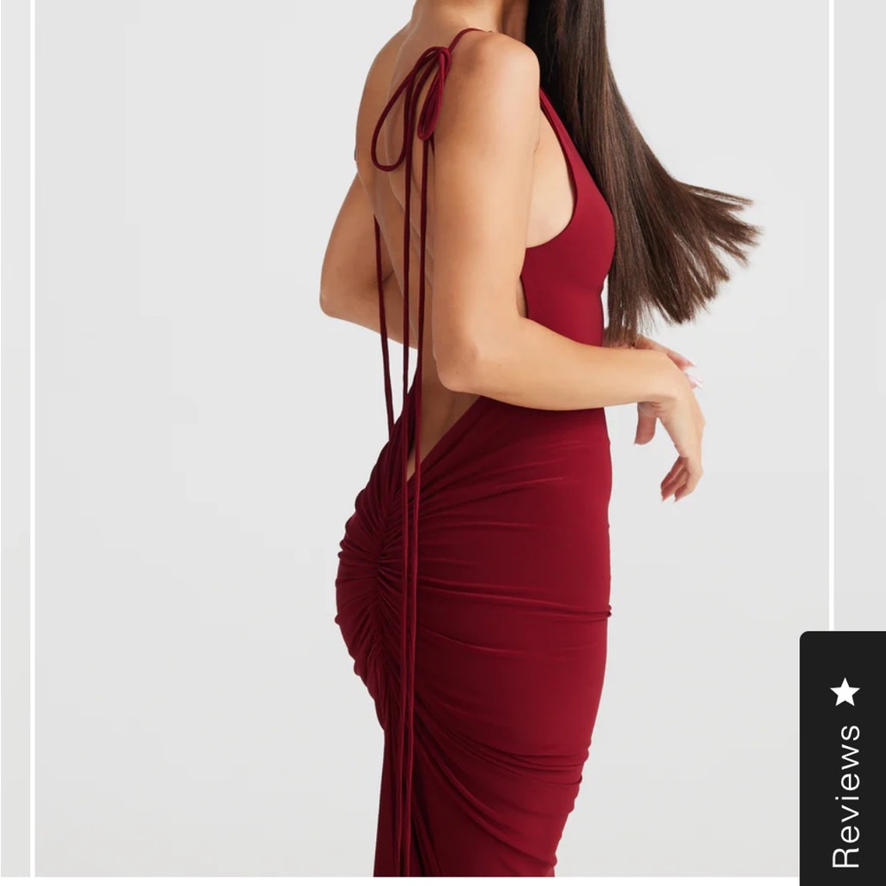 Melanie The Label Gia Gown Wine - Picture 7 of 8